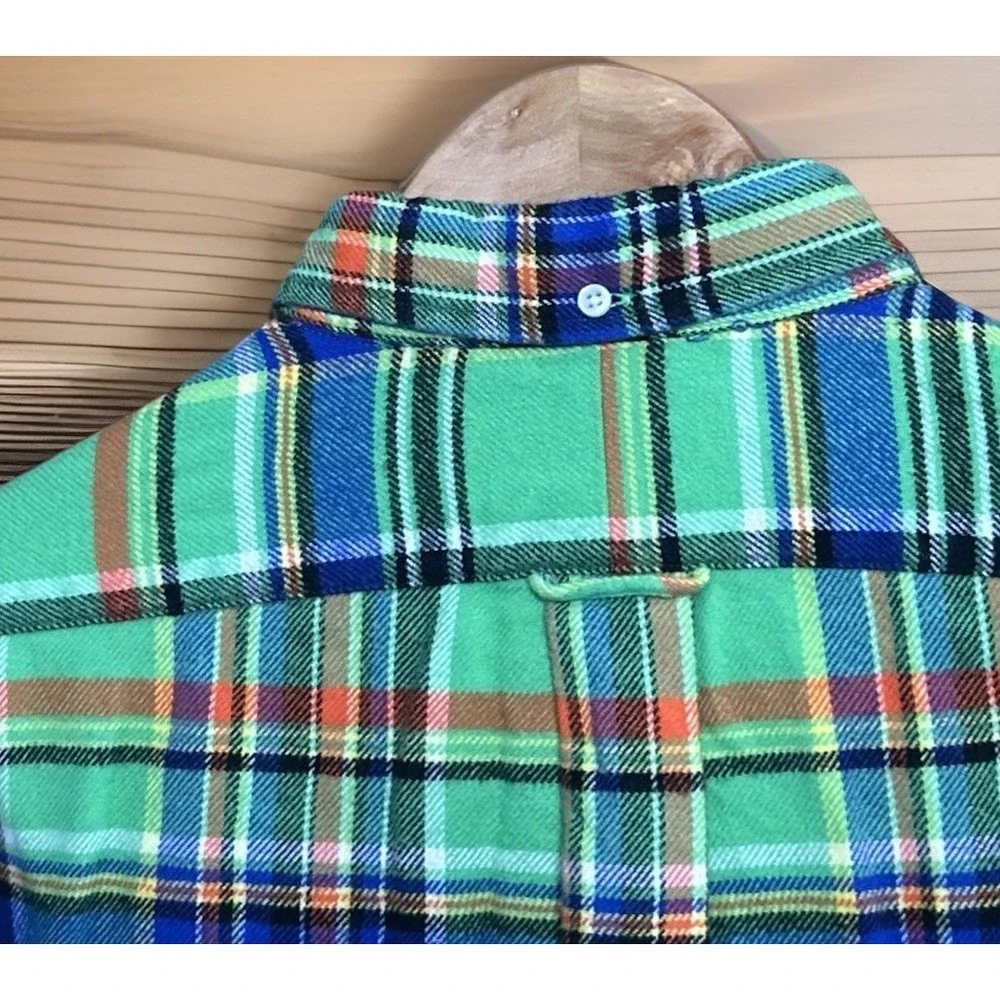 Mens Polo Ralph Lauren Long Sleeve Button‎ Down Shirt Sz Large EC - Picture 4 of 7